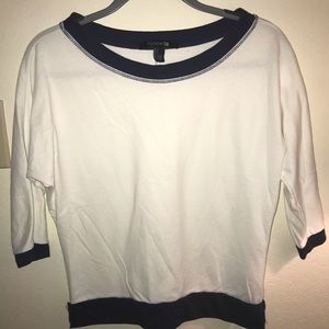 Forever 21 Quarter Length Sleeve Top